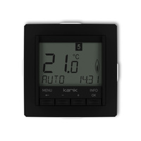 KARLIK DECO 12DRT-3.2 Mechanizm uniwersalnego elektronicznego tygodniowego regulatora temperatury (podświetlenie niebieskie)