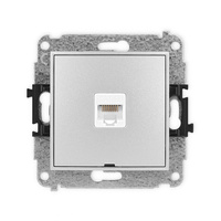 KARLIK ICON 7IGKBO-1  Gniazdo komputerowe pojedyńcze  1xRJ45