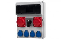 F-ELEKTRO 74183.26 Rozdzielnica  FEMO 13M 16/5, 32/5, 4x230V, L/P(32A)