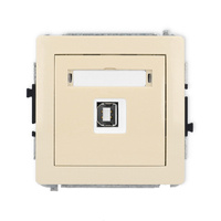 KARLIK DECO 1DGUSB-3  Gniazdo pojedyńcze  USB A-B 2.0