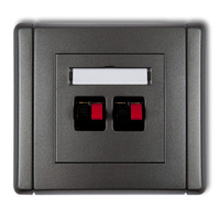 KARLIK FLEXI 11FGG-2 Gniazdo głośnikowe podwójne