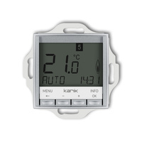 KARLIK MINI 7MRT-3.1 Mechanizm uniwersalnego elektronicznego tygodniowego regulatora temperatury (podświetlenie białe)