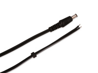 Wtyk DC 5,5x2,1 z przewodem 150cm