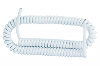 F-ELEKTRO Sznur spiralny 3x1,00 05VVH8-F biały 3m F5.0038