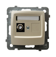 OSPEL KARO GPA-1SF/m/42 Gniazdo antenowe typu F pojedyncze