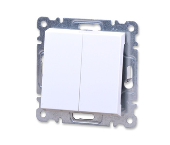 Hager lumina wl0040 łącznik świecznikowy podwójny