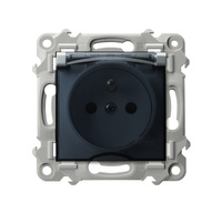 OSPEL SZAFIR GPH-1ZZ/m/18/d Gniazdo bryzgoszczelne z uziemieniem IP-44 