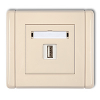 KARLIK FLEXI 1FCUSB-3  Ładowarka USB pojedyncza USB A