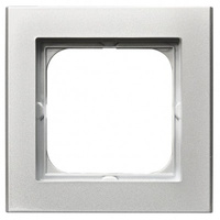 OSPEL SONATA R-1R/38 Ramka pojedyncza srebro mat