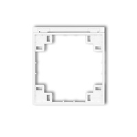 KARLIK produkty  uzupełniające MRPB-1s Ramka pośrednia do gniazda bryzgoszczelnego z uziemineiem SCHUKO