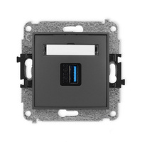 KARLIK MINI 28MGUSB-5 Mechamizm gniazda pojedynczego USB A-A 3.0