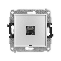 KARLIK ICON 7IGKBO-11  Gniazdo komputerowe pojedyńcze  1xRJ45