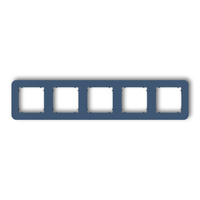 KARLIK MINI 64MRTZ-5 Ramka uniwersalna pięciokrotna zaokrąglona z tworzywa