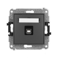 KARLIK MINI 28MGUSB-3  Gniazdo pojedyńcze  USB A-B 2.0