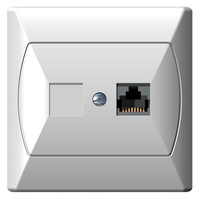 OSPEL AKCENT GPK-1A/K/00 Gniazdo komputerowe pojedyncze, kat. 5e MMC