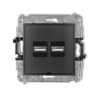 KARLIK MINI 11MCUSBBO-6  Ładowarka USB podwójna  2xUSB A
