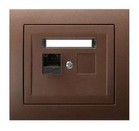 OSPEL KIER GPK-1W/K6/52 Gniazdo komputerowe pojedyncze, kat. 6 MMC