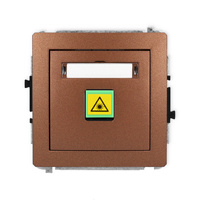 KARLIK DECO 9DGOP-1  Gniazdo światłowodowe optyczne pojedyńcze