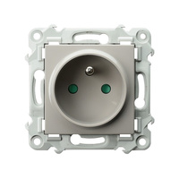 OSPEL SZAFIR GP-1ZZP/m/83 Gniazdo pojedyncze z uziemieniem, przesłony