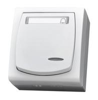 OSPEL MADERA ŁNH-6NS/00 Łącznik zwierny "dzwonek" z podświetleniem