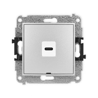 KARLIK MINI 7MGUSBBO-7  Gniazdo pojedyńcze  1xUSB C-C