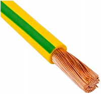 Kabel Przewód instalacyjny H07V-K / LgY 10mm2 450/750V Żółto-zielony 1mb ELTRIM WCA2101I005DD0J