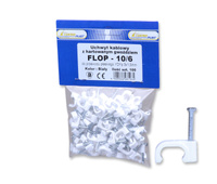 Uchwyt kablowy flop 10/6 płaski ydyp 3x1,5 100szt