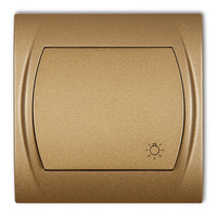 KARLIK LOGO 8LWP-5L Łącznik zwierny światło podświetlany