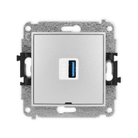KARLIK MINI 7MGUSBBO-5 Mechamizm gniazda pojedynczego USB A-A 3.0