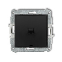 KARLIK ICON 12IWPUS-4.1 Łącznik zwierny jednobiegunowy  w stylu amerykańskim (jeden klawisz bez piktogramu)