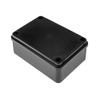 Puszka hermetyczna 120x80x50, bez dławików, czarna, bezhalogenowa, odporna na UV, IP65