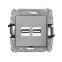 KARLIK MINI 7MCUSBBO-6  Ładowarka USB podwójna  2xUSB A