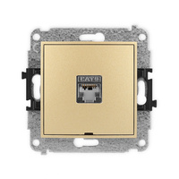 KARLIK MINI 29MGKBO-1e  Gniazdo komputerowe pojedyńcze  1xRJ45