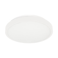 SELENE plafon 2xE27, max. 2x60W, czujnik mikrofalowy, IP54, biały