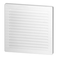 Kratka skośna z siatką Ø100, biała