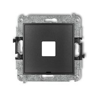 KARLIK ICON 11IGMBO-1P  Gniazdo multimedialne pojedynczego bez modułu