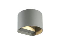 LED line LITE Kinkiet zewnętrzny LED 2x3W 3000K IP54 szary CILINDER