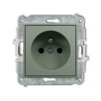 KARLIK ICON 61IGP-1zp Mechanizm gniazda pojedynczego z uziemieniem 2P+Z (przesłony torów prądowych)