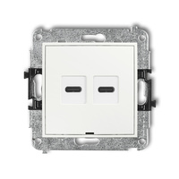 KARLIK MINI MCUSBBO-7  Ładowarka USB podwójna  2xUSB C