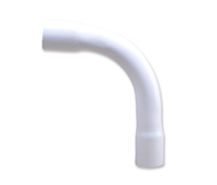 ELEKTROPLAST STRÓŻA 09.19 Kolano sztywne ZK dwukielichowe fi 47 BIAŁE