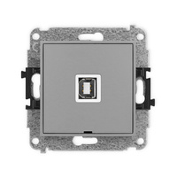 KARLIK MINI 27MGUSBBO-3 Gniazdo pojedyńcze USB A-B 2.0