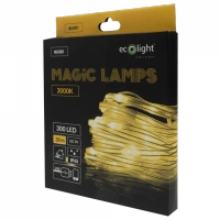 PLASTROL Lampki T-01098 Magiczne lampki 300 led 3000K 30m DC5V