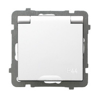 OSPEL AS GPH-1GAZ/m/00/w ANTYBAKTERYJNY Gniazdo bryzgoszczelne z uziemieniem IP-44 