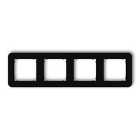 KARLIK MINI 12MRTZ-4 Ramka uniwersalna poczwórna zaokrąglona z tworzywa