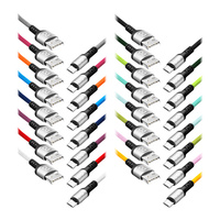 Kabel USB - micro USB eXc BRAID, 1.2M, 2.4A, szybkie ładowanie, bez opakowania