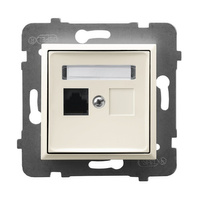 Ospel aria GPK-1U/K/m/27 Gniazdo komputerowe pojedyncze, kat. 5e MMC