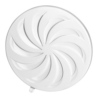 Kratka okrągła zamykana Ø80-15, biała