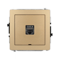 KARLIK DECO 8DGKBO-11  Gniazdo komputerowe pojedyńcze  1xRJ45