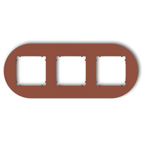 KARLIK MINI 63MRTO-3 Ramka uniwersalna potrójna okrągła z tworzywa