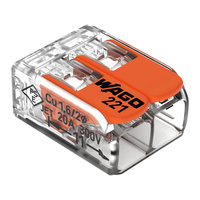 Złączka Wago 2-torowa, model: 221-412, od 0,20-4,00mm², 10 szt